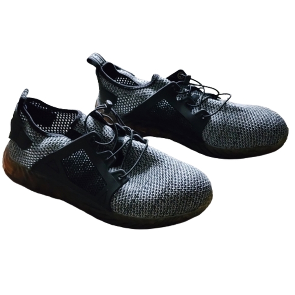 Safety shoes steel toe color black and grey size 43 - Picture 3 of 7